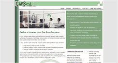 Desktop Screenshot of capsol.com